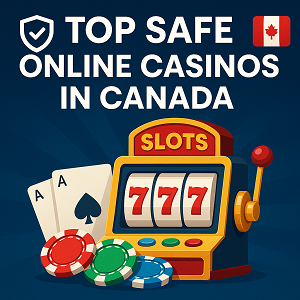 image displaying igaming with safe online casinos in canada